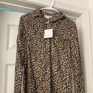 Beach Lunch Lounge Leopard Top Shirt